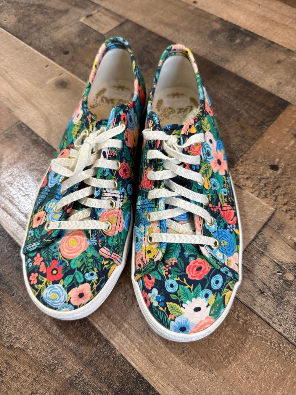 Keds X Rifle Paper Co. Kickstart Garden Party Floral Sneakers 8.5